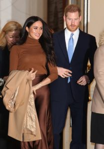 Meghan Markle and Prince Harry announced last month they would be standing down from Royal duties, to the shock of many (Credit: Splash)