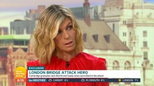 Kate Garraway questioning London Bridge hero John Crilly