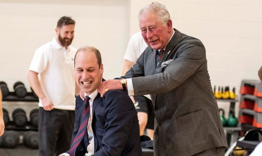 Prince William and Prince Charles