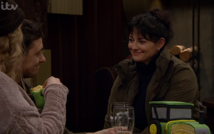 Moira returned to the village Emmerdale 