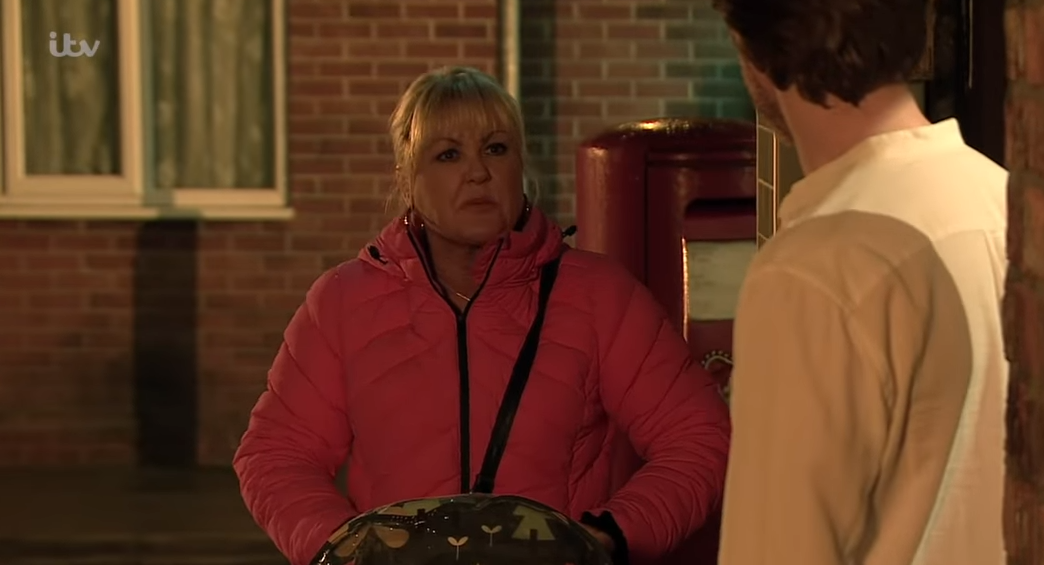 Coronation Street Bethany Daniel kiss Beth catches them Credit: ITV