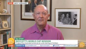 Geoffrey Boycott on Good Morning Britain