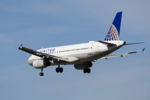 United Airlines flight