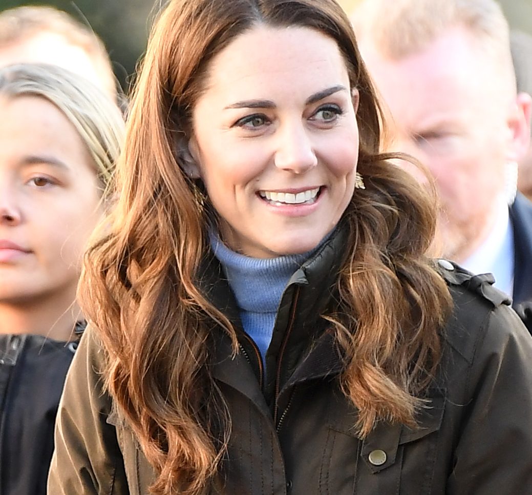 Catherine, the Duchess of Cambridge departs after her visit to the Ark Open Farm in Newtownards, Northern Ireland - near Belfast. The visit is centred around the ongoing work of the Duchess of Cambridge, with the support of The Royal Foundation, focussing on the Early Years, which is aimed at improving children’s life chances by supporting expectant parents, parents and carers of 0-5year olds, young children and their families. Pictured: Catherine,Duchess Of Cambridge Ref: SPL5148272 120220 NON-EXCLUSIVE Picture by: SplashNews.com Splash News and Pictures Los Angeles: 310-821-2666 New York: 212-619-2666 London: +44 (0)20 7644 7656 Berlin: +49 175 3764 166 photodesk@splashnews.com World Rights