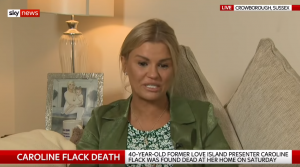 Kerry Katona on Sky News