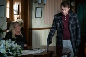 Ben has taken pregnant Sharon at gunpoint EastEnders