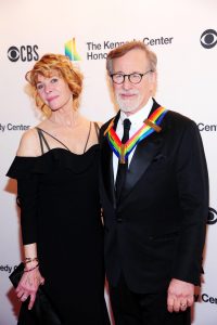 Steven Spielberg and his wife