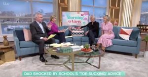 Eamonn Holmes and Ruth Langsford on This Morning