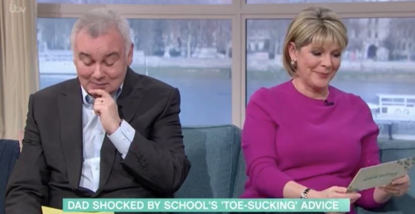 Eamonn Holmes and Ruth Langsford on This Morning