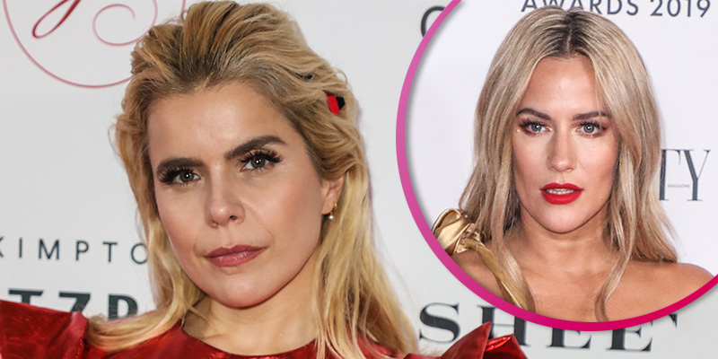 Paloma Faith and Caroline Flack split pic