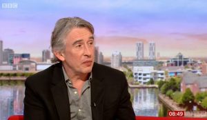 Steve Coogan on BBC Breakfast