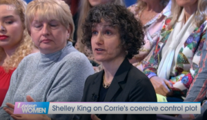 Trilby Shelley King partner Coronation Street Geoff Yasmeen abuse storyline 