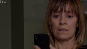 Rhona received a video call from Vanessa's phone Emmerdale