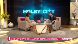 Charlie Condou Lorraine Holby City