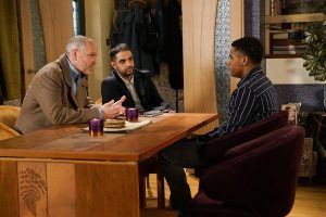 Bob Cryer as the Weatherfield County football manager (Credit: ITV)