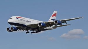 British Airways flight