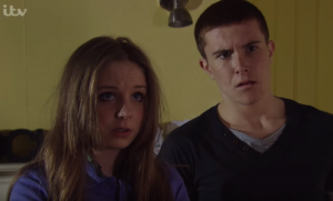 Sean went out with Belle but got her best friend Gemma pregnant Emmerdale