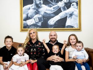 Tyson Fury shared his family life with fans on ITV's Gypsy King documentary (Credit: ITV)