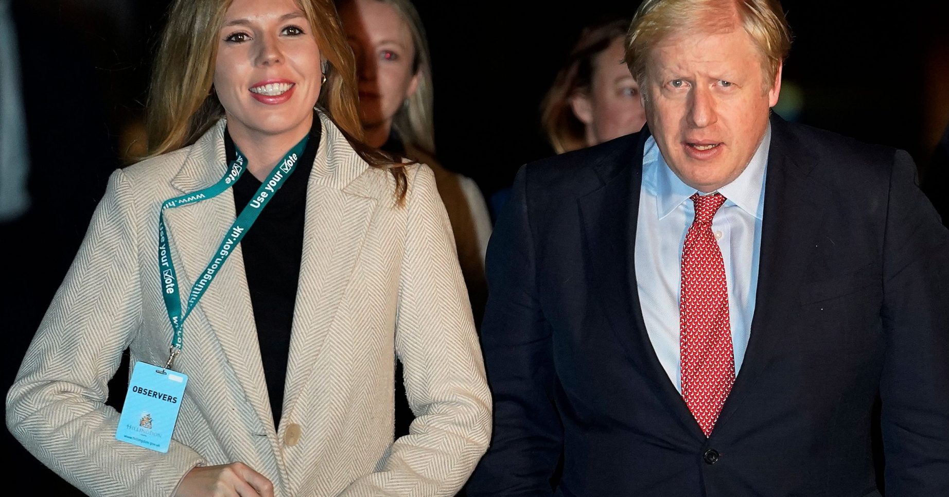 Boris Johnson Carrie Symonds coronavirus