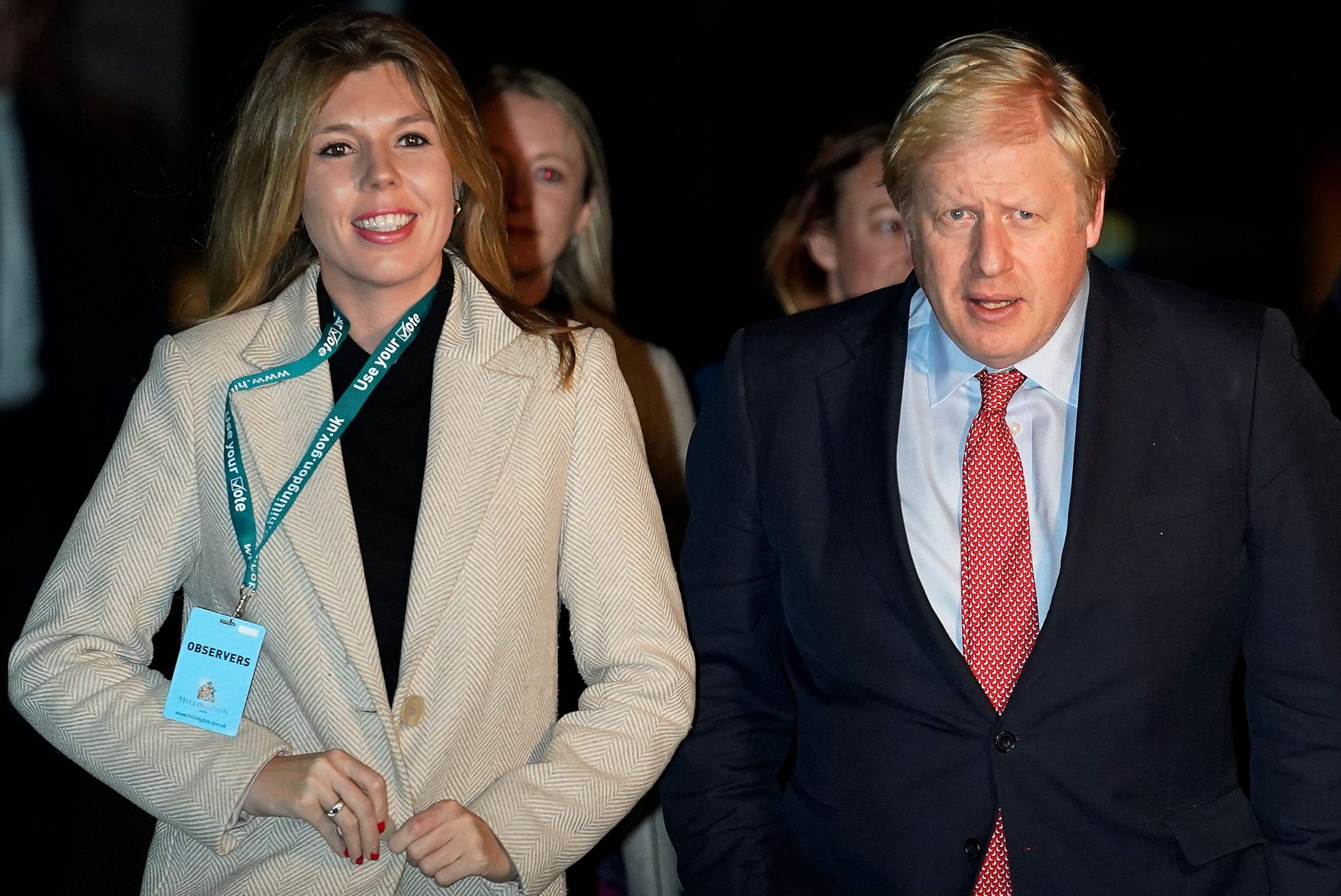 Boris Johnson Carrie Symonds coronavirus