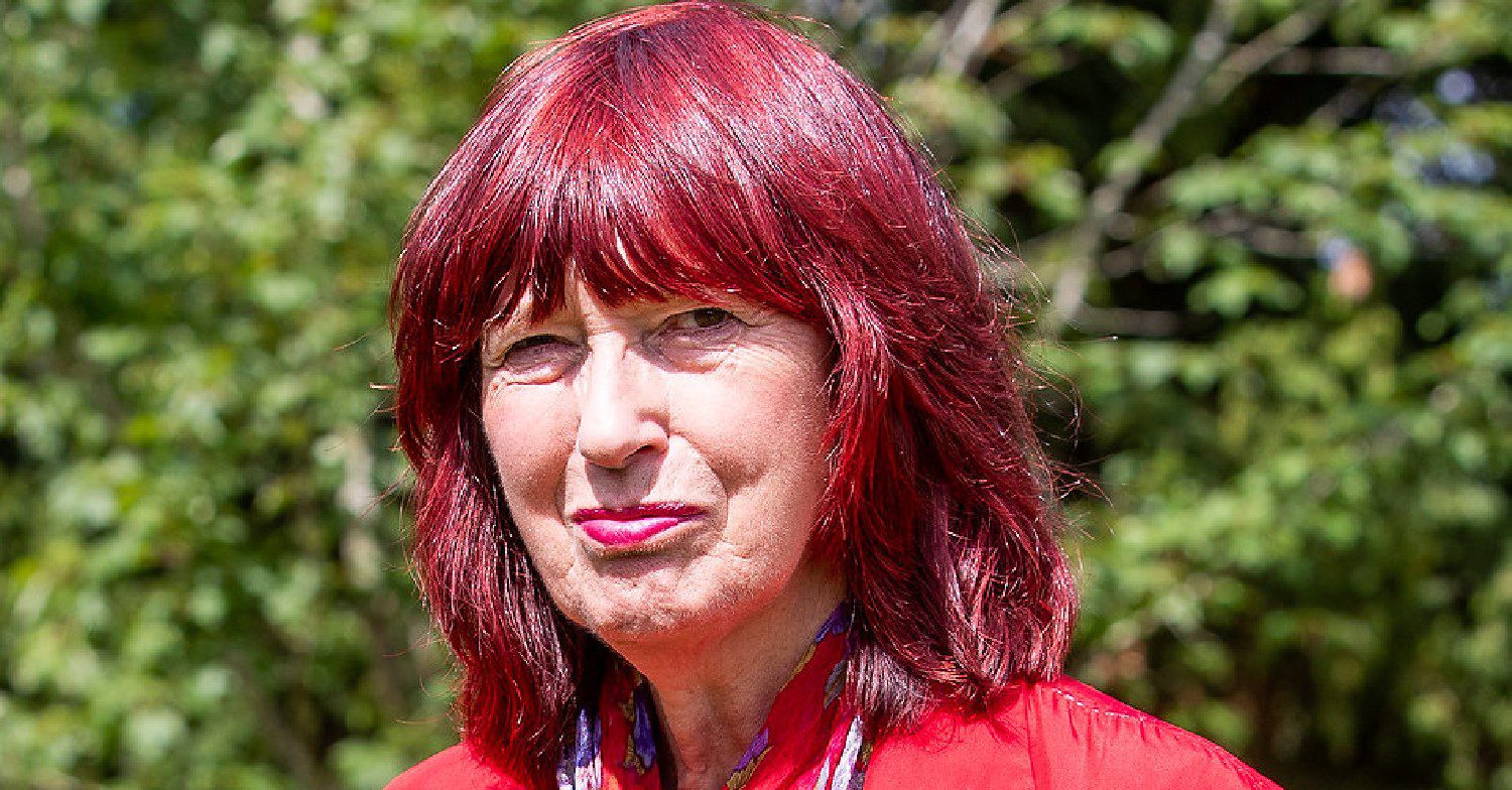 Janet Street Porter in the sunshine