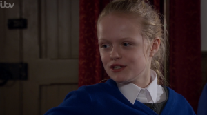 Tamsin has been picking on April Emmerdale 