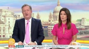 Piers apologises live on air