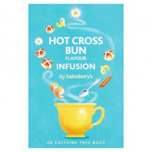 Sainsbury's hot cross bun tea