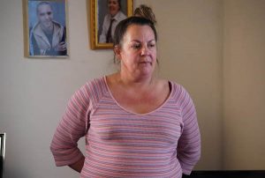 Lorraine Stanley plays Karen Taylor in EastEnders (Credit: BBC)