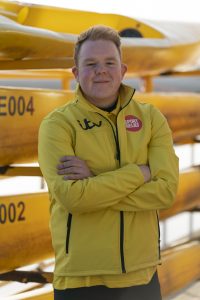 Colson aims to do ITV proud in Sport Relief: Clash Of The Channels (Credit: BBC)