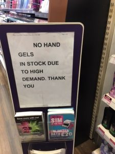 Supermarket sign