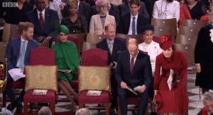 Harry and Meghan at Commonwealth Service