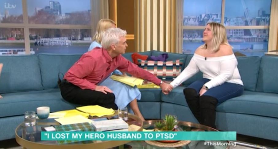 Widow Alicia on This Morning