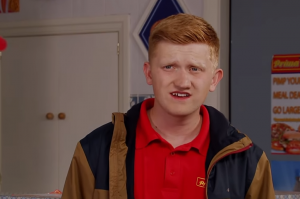 Brayden's character terrorised Chesney Coronation Street