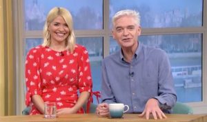 Holly and Phil get the giggles on This Morning