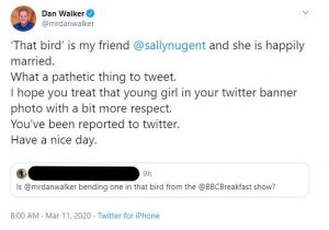 Dan Walker tweet