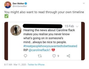 Dan Walker tweet