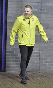 Colson took part in this year's Sport Relief rowing challenge (Credit: ITV)