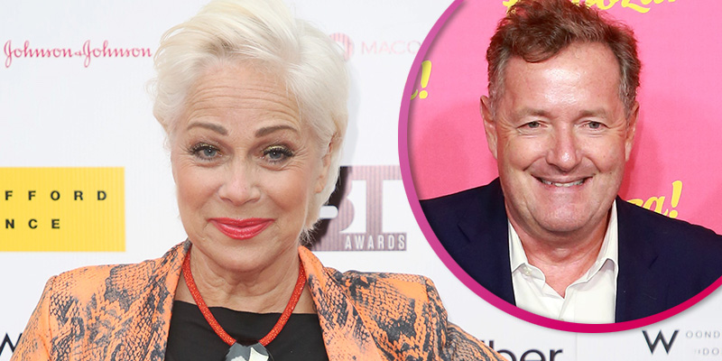 Denise Welch and Piers Morgan