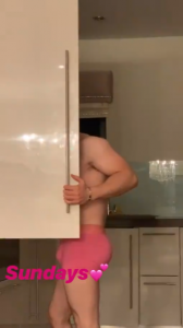 Maura Higgins posted a picture of a faceless hunk