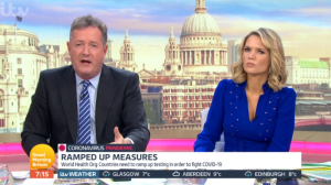 Piers Morgan and Charlotte Hawkins
