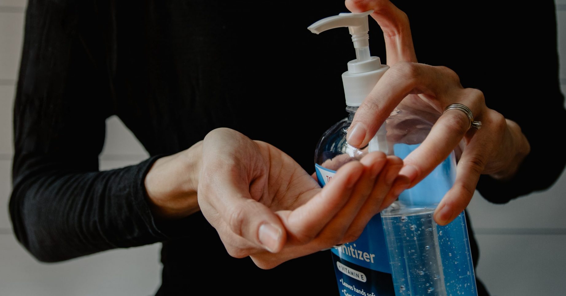 Unsplash hand gel sanitiser
