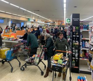 Sainsbury's Whitstable elderly hour