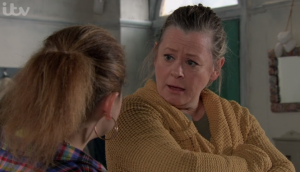 Bernie is worried about Gemma Coronation Street