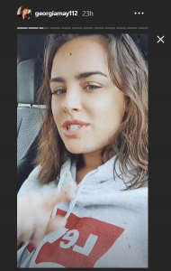 Georgia also revealed her job has been suspended 