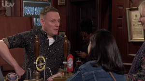 Rylan was mentioned by Alina and Sean Coronation Street