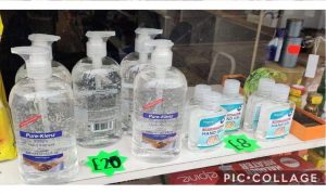hand gel price inflated