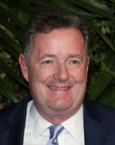 Piers Morgan usually has a team of makeup artists working on him at Good Morning Britain (Credit: Splash News) 