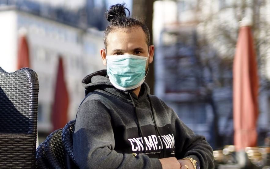 Police responded to reports of teenagers deliberately coughing in a supermarket