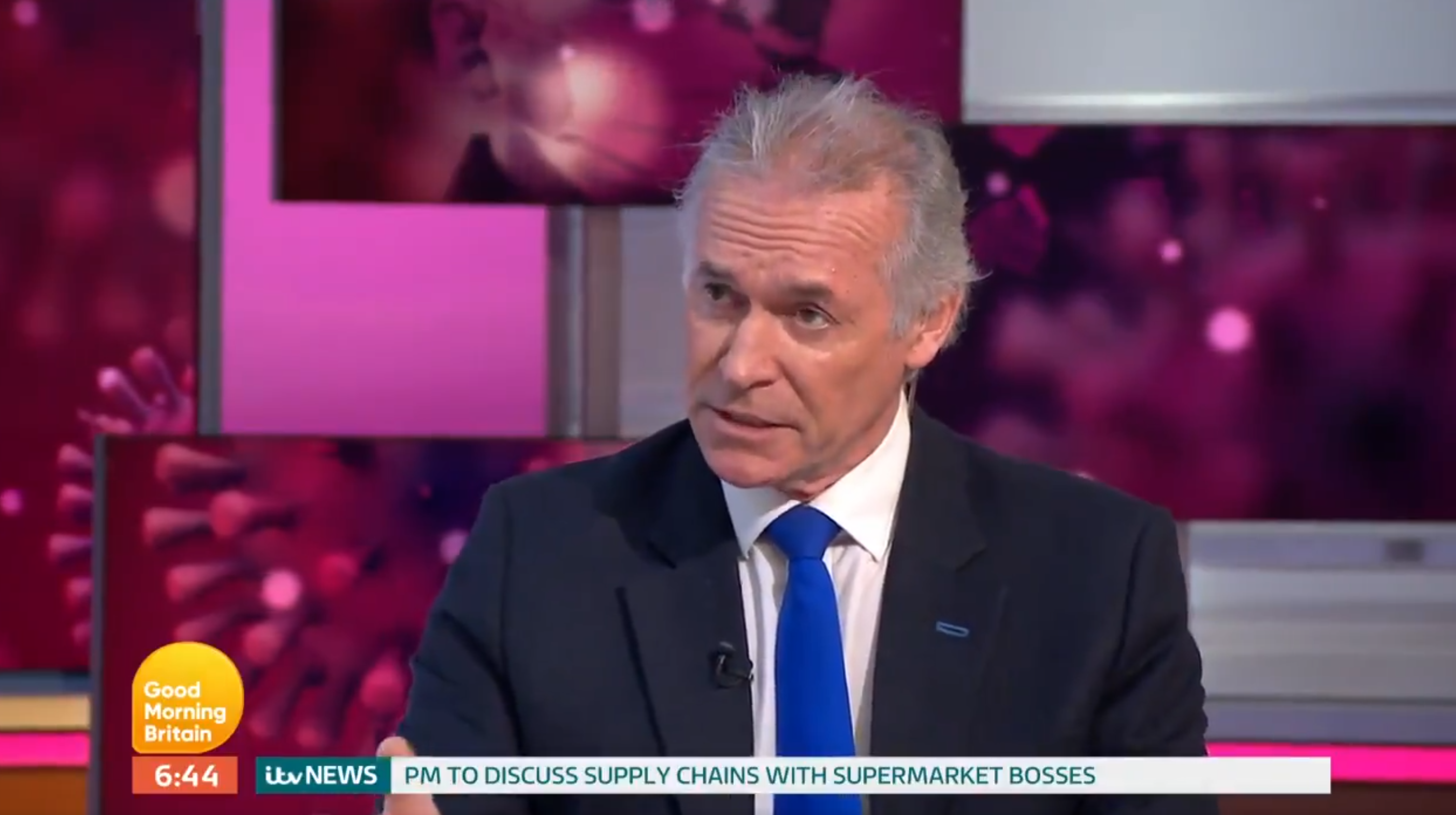 Dr Hilary Jones Good Morning Britain (Credit: ITV)